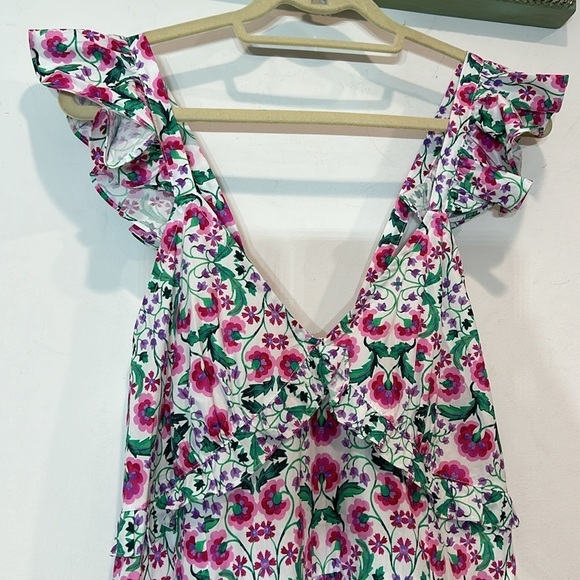 REVOLVE x MISA Los Angeles Morrison Dress in Spring Fuchsia Mix large new w tags - Picture 3 of 13